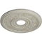 Ekena Millwork Genevieve Medallion (Canopies up to 3 1/2"), 16 1/8"OD x 3 1/2"ID x 7/8"P, Pot of Cream Crackle CM16GNPCC - alternate 3